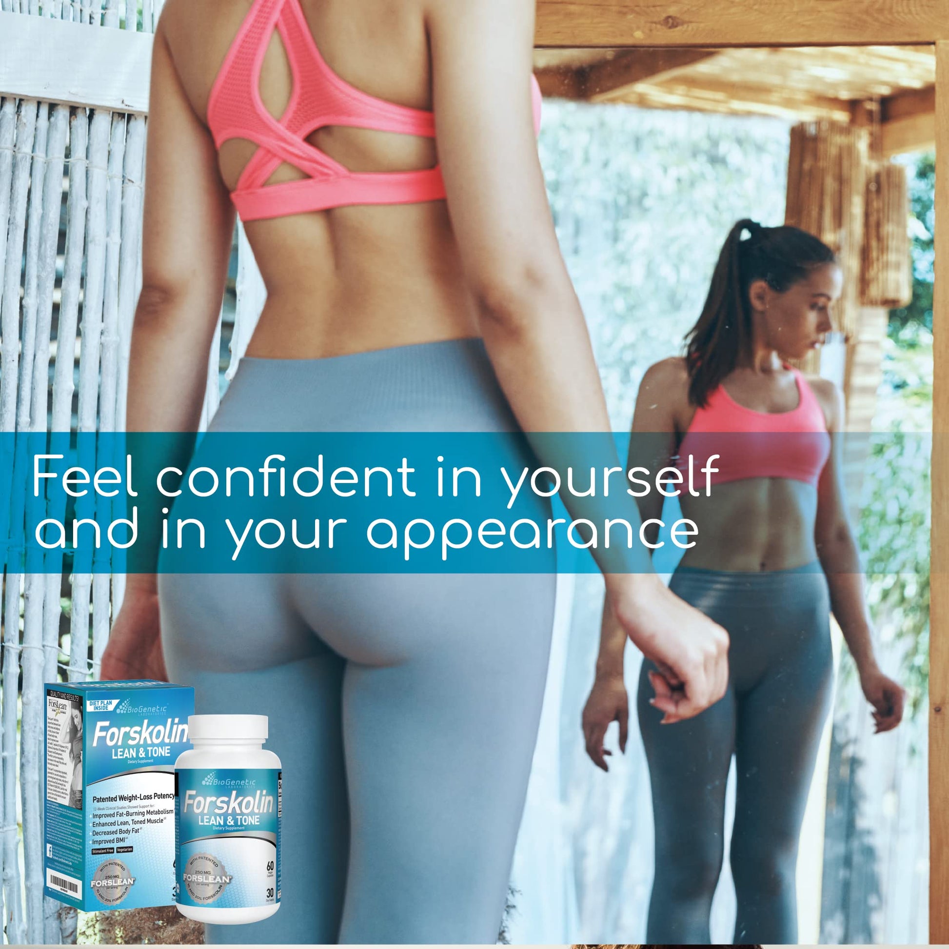 BioGenetic Labs Forskolin Lean & Tone - Weight Loss Pills - Body Toning Formula Fat Burner BioGenetic LaboratoriesAu supplements