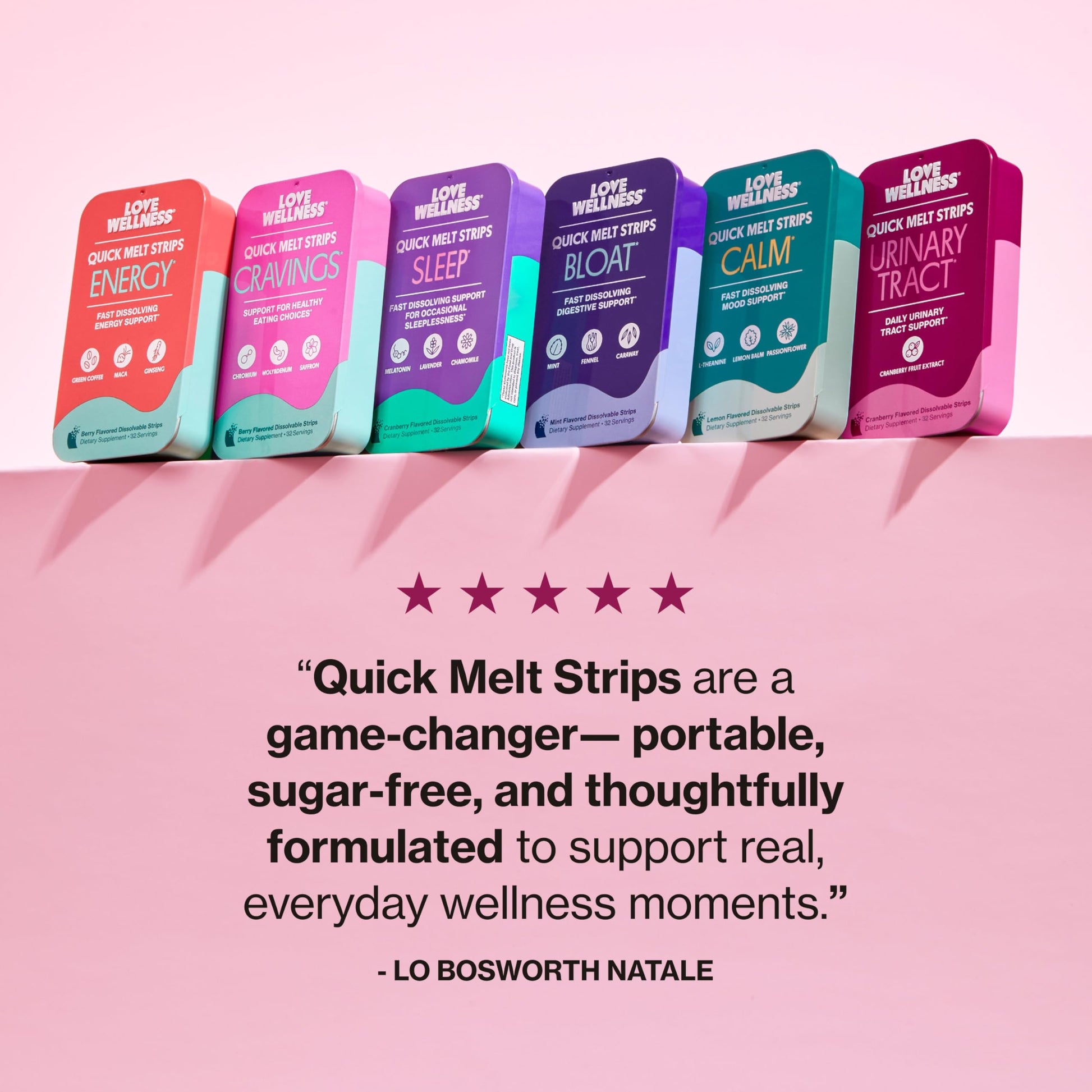 Love Wellness Urinary Tract* Quick Melt Strips - Fast-Dissolving UT Support with 36 mg PACs from Cranberry Fruit Extract - Promotes Urinary Health* - No Water Needed - Vegan and Sugar Free - 32 Strips Love WellnessAu supplements