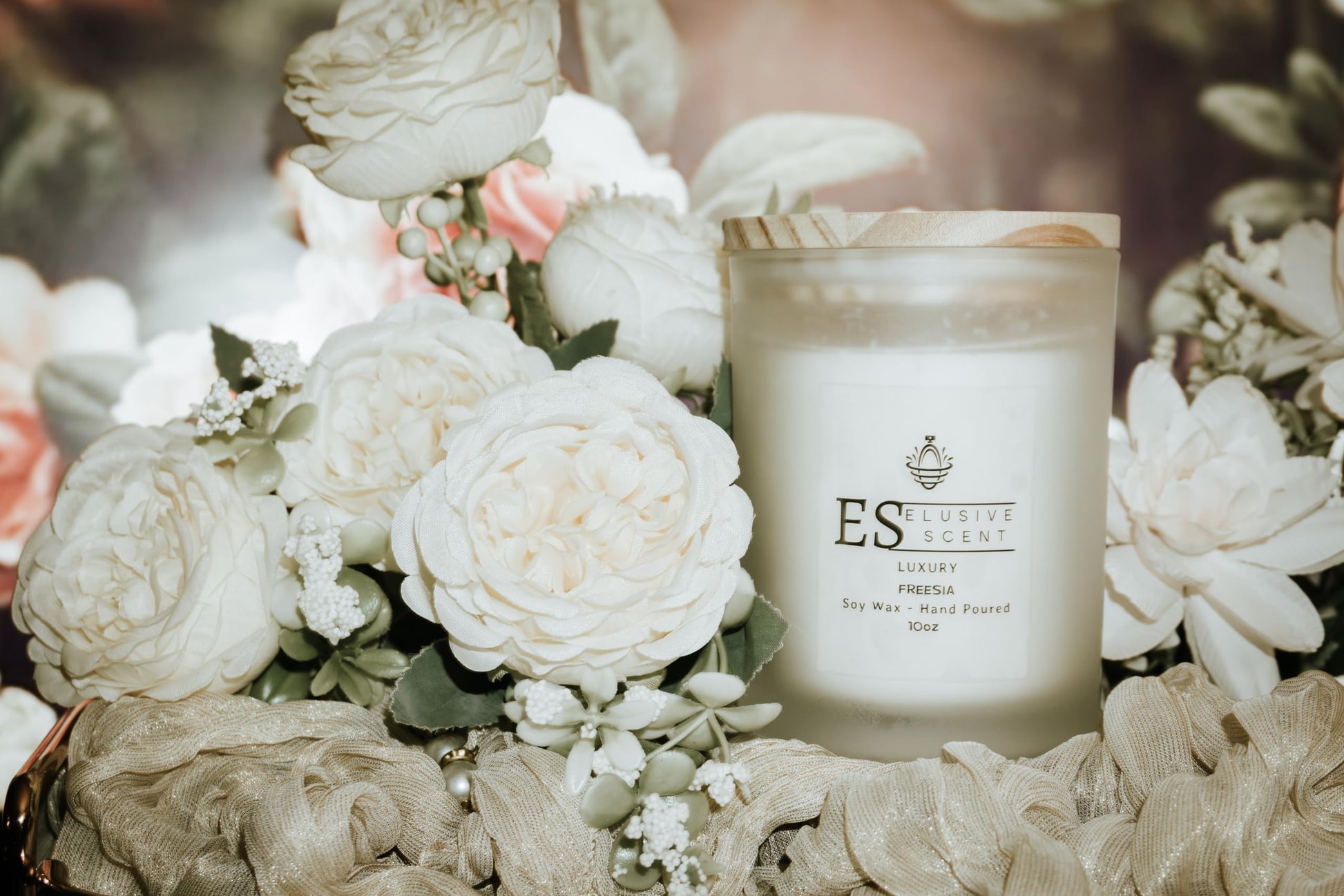 Freesia | 10oz | Luxury Candle | Scented Candle | Aromatherapy | Essential Fragrance Oils | 100% Soy Wax Elusive ScentAu supplements