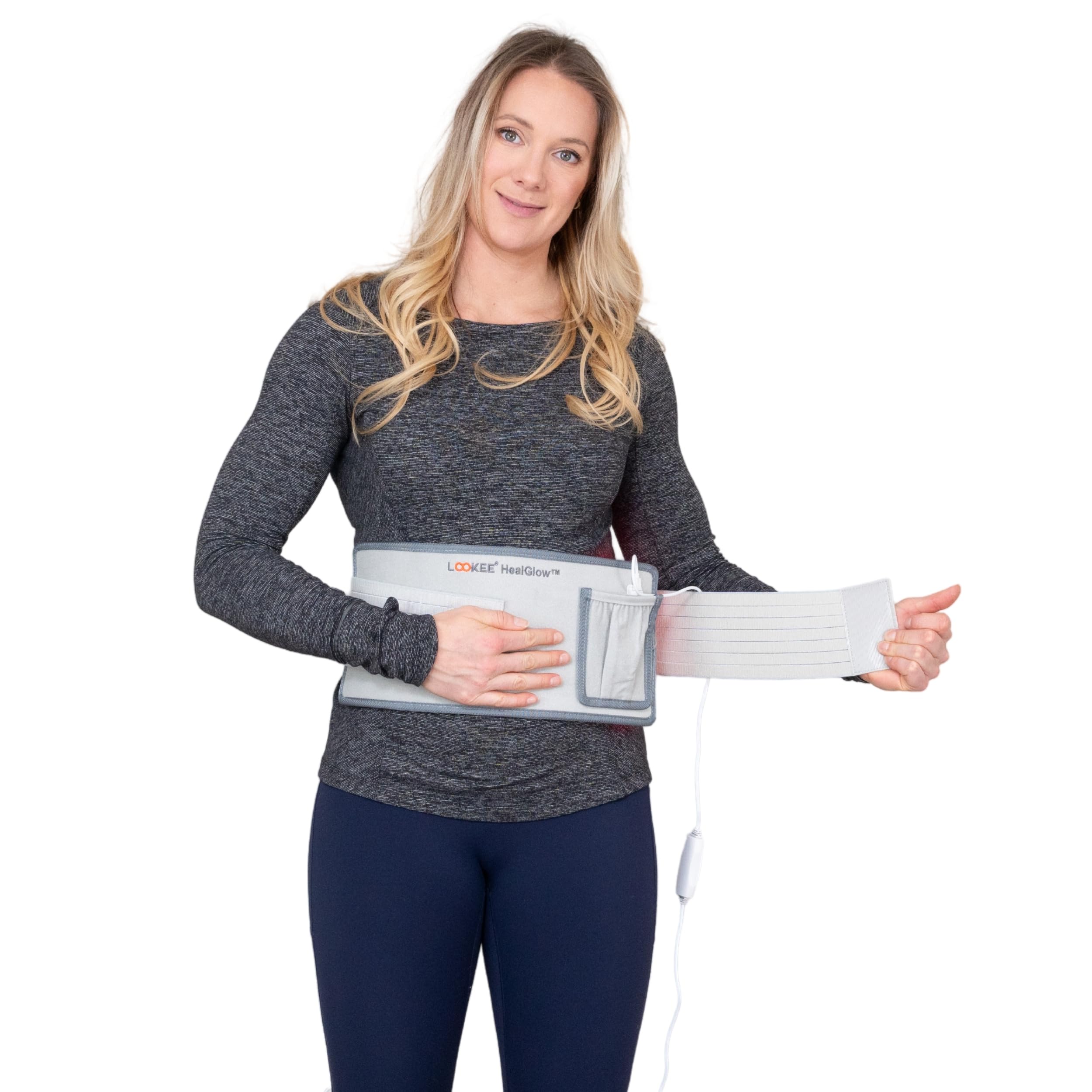 LOOKEE HealGlow Pro Medical Infrared & Red-Light Therapy Belt - LED Technology - 60W Powerful LOOKEEAu supplements