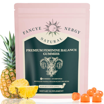 Shytrouy Premium Feminine Balance Gummies for Women - Hawaiian Pineapple Flavor for Women pH Balance & Digestive Health, Immune Support - 58 C ShytrouyAu supplements