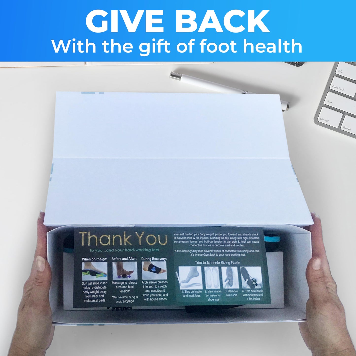 Foot Health Gift Parcel for self Best Friend mom dad Sister Teacher Mother’s Give Back GreatUS supplements