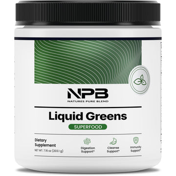 Nature's Pure Blend Super Greens Powder – Organic Greens Superfood Powder Supplements for Green Juice & Smoothie – Probiotic - Drink Mix for Energy Wellness and Digestion (Matcha Flavor, 30 Servings) Nature's Pure BlendAu supplements