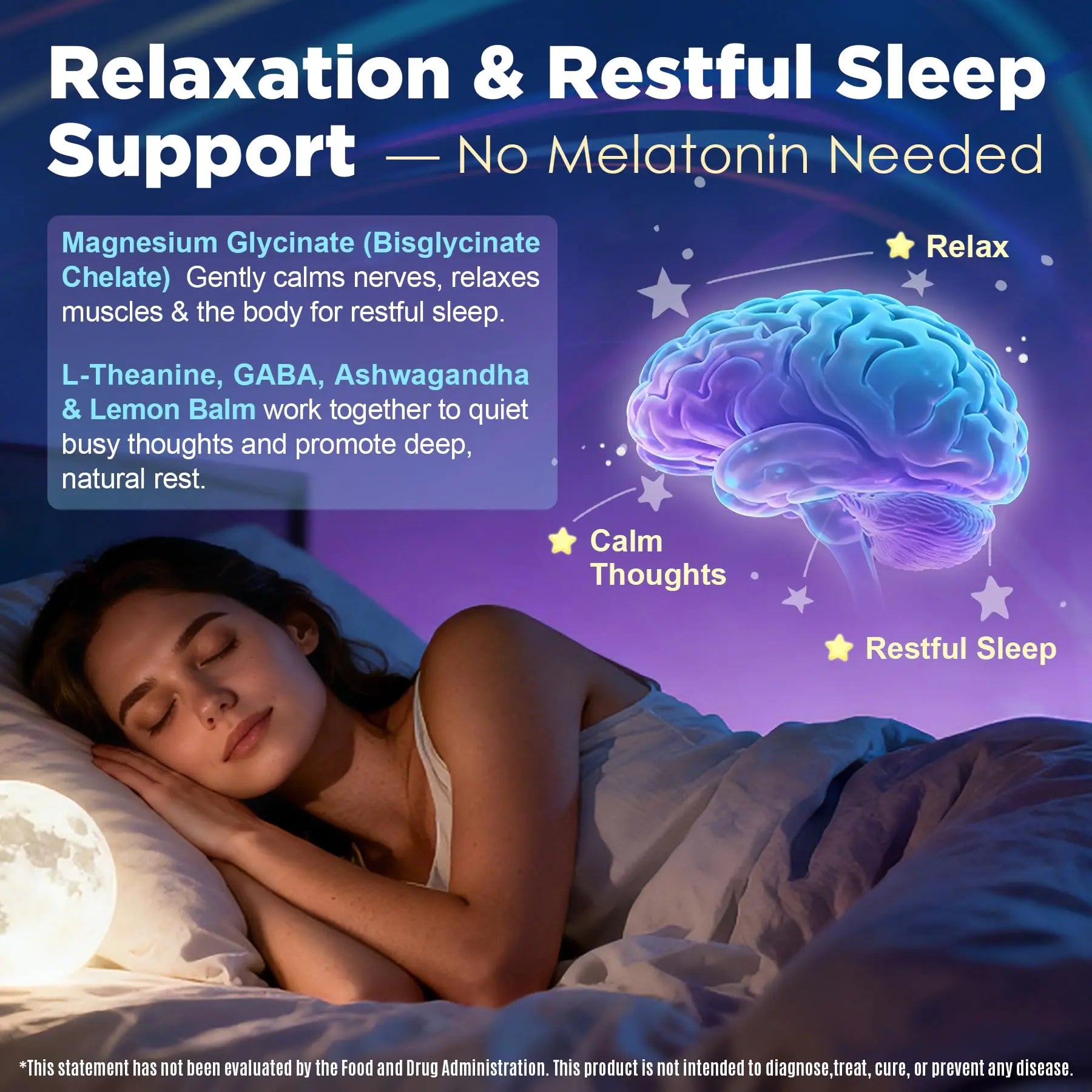 Full Spectrum Magnesium Glycinate Complex 21 in 1 Gummies for Deep Calm Sleep, 12 Forms Magnesium Citrate Malate Taurate Orotate for Women Men + Probiotics w/Ashwagandha, L-Theanine, GABA, 120Cts Nextdianz supplements