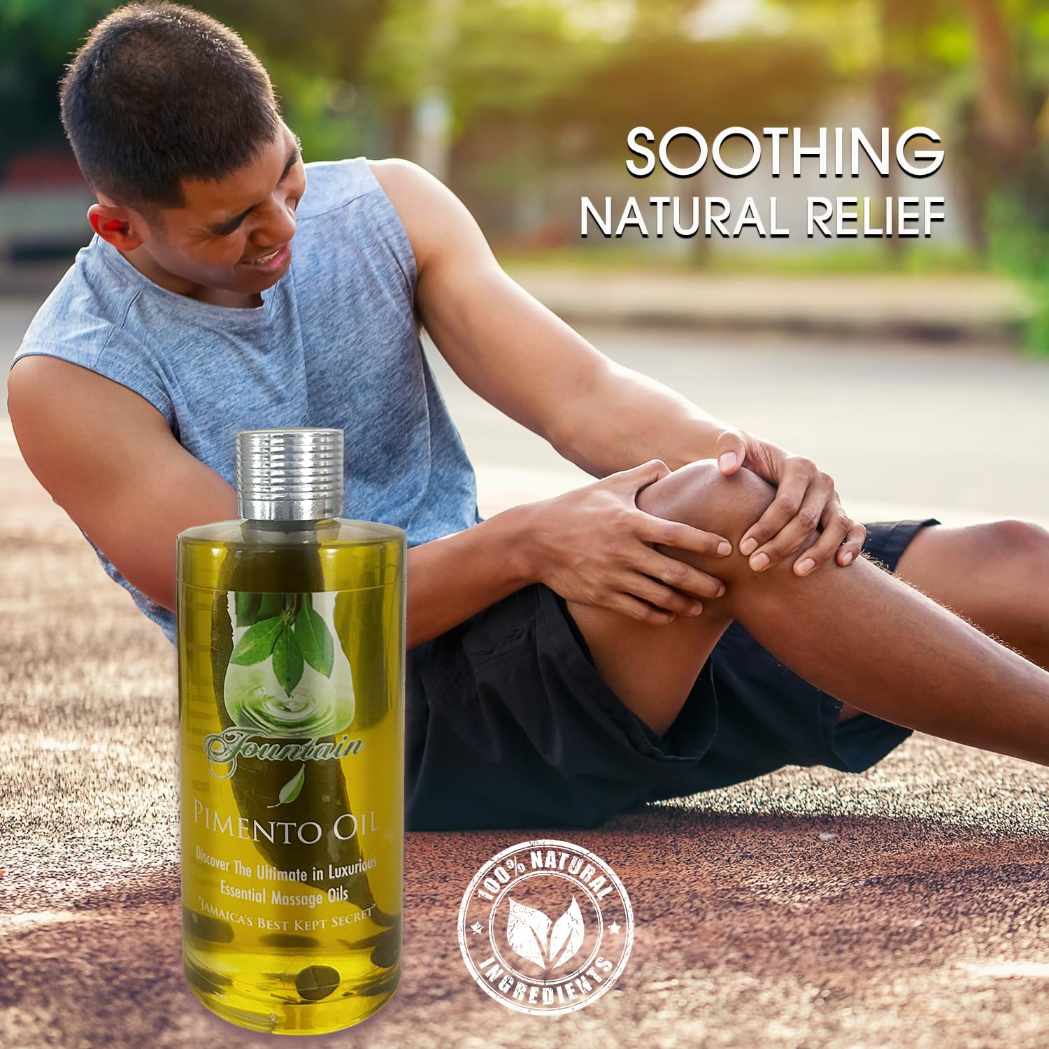 Fountain Pimento Oil 3.5oz for Natural Massage Therapy, Muscle Relief Oil FountainAu supplements