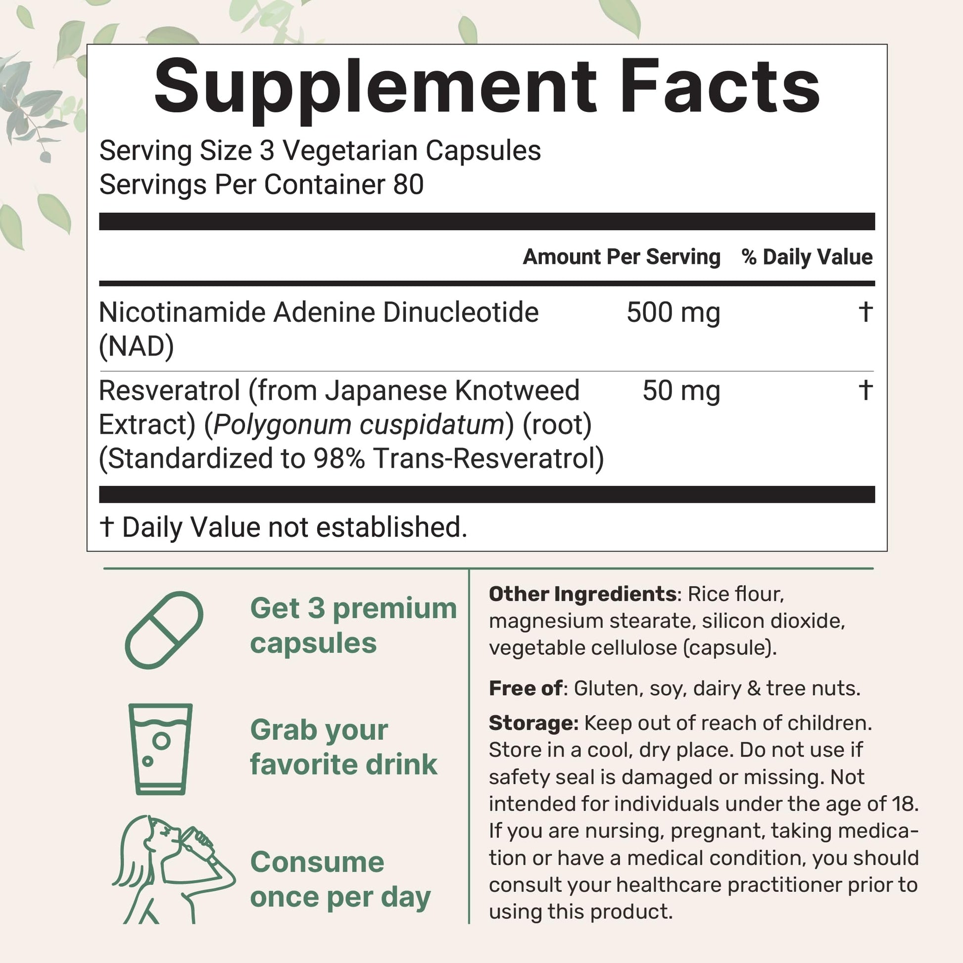 Micro Ingredients NAD+ 500mg with Resveratrol, 240 Veggie Capsules | 2-in-1 NAD Supplement for Women & Men | NMN Pathway Alternative | Non-GMO, Gluten Free Micro IngredientsAu supplements