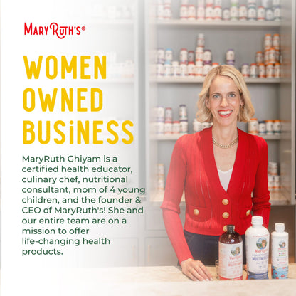 MaryRuth Organics Liquid Nighttime Multimineral | NO Melatonin | Magnesium Citrate | Calcium | Zinc | Vitamin D3| Available in 4 Flavors | Vegan | Sugar Free | Gluten Free | 32 Oz MARYRUTH'SUS supplements