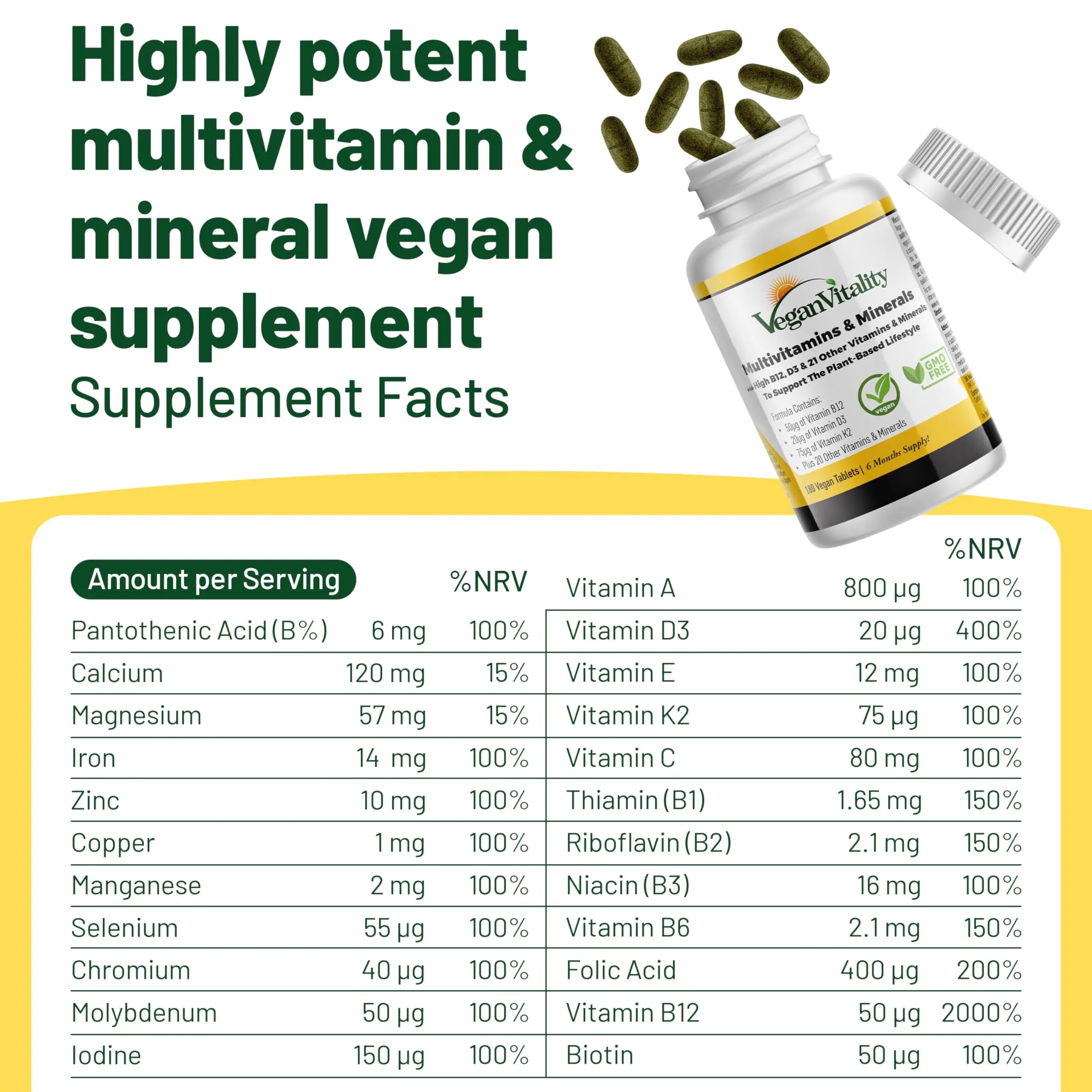 Vegan Vitality Lion's Mane x General Health Combo Bundle - 6 Months Lion's Mane and Multivitamins Vegan VitalityAu supplements
