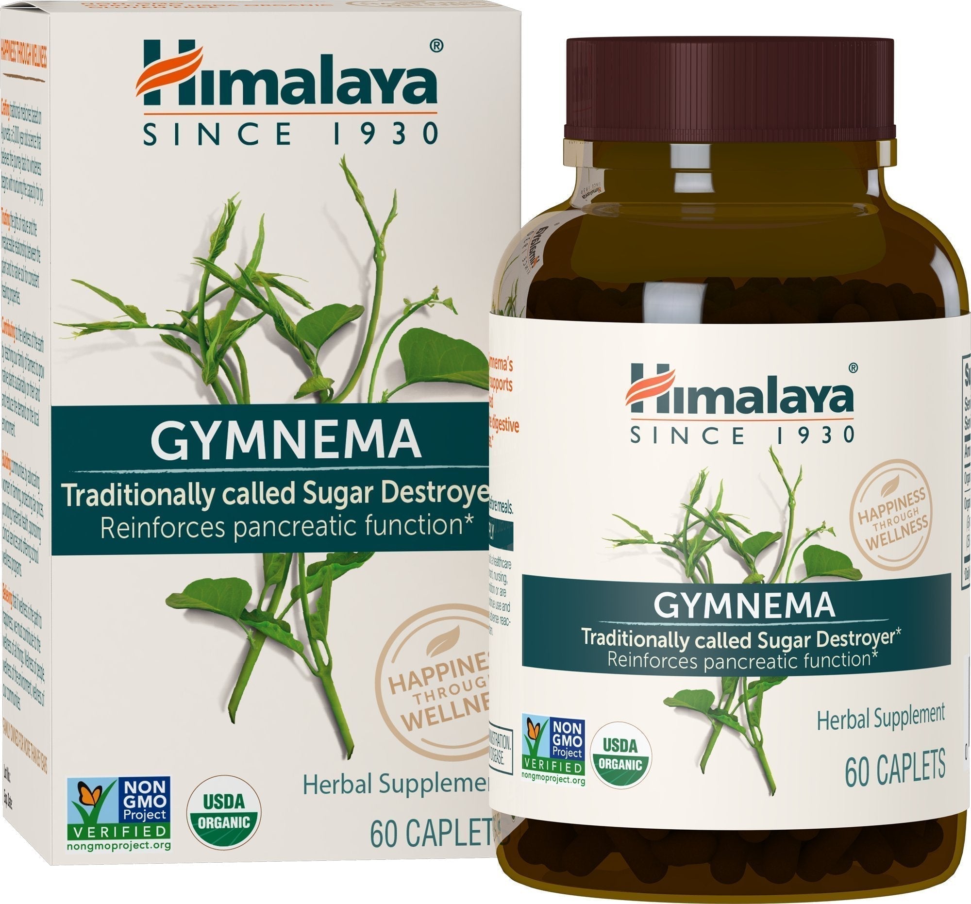 Himalaya Organic Gymnema Herbal Supplement for Weight Management, USDA Certified HimalayaUS supplements