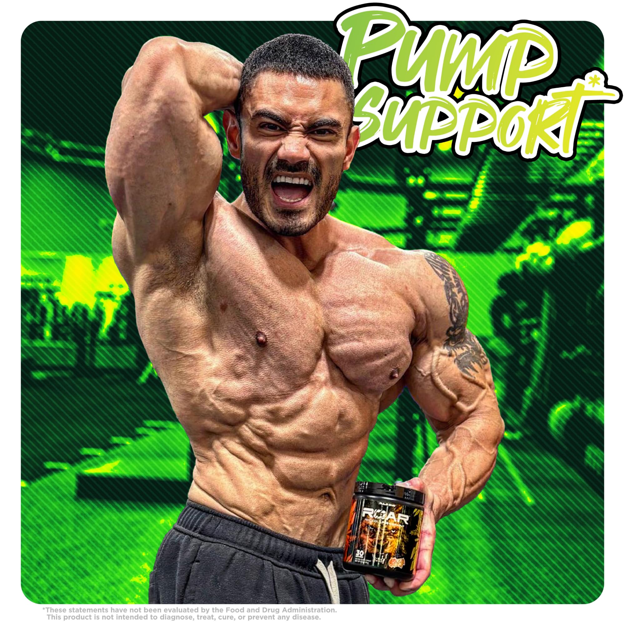 Rule 1 R1 Roar, Lemon Lime - 9.52 oz - Pre-Workout Powder - with Creatine, Beta-Alanine Rule 1 ProteinsAu supplements