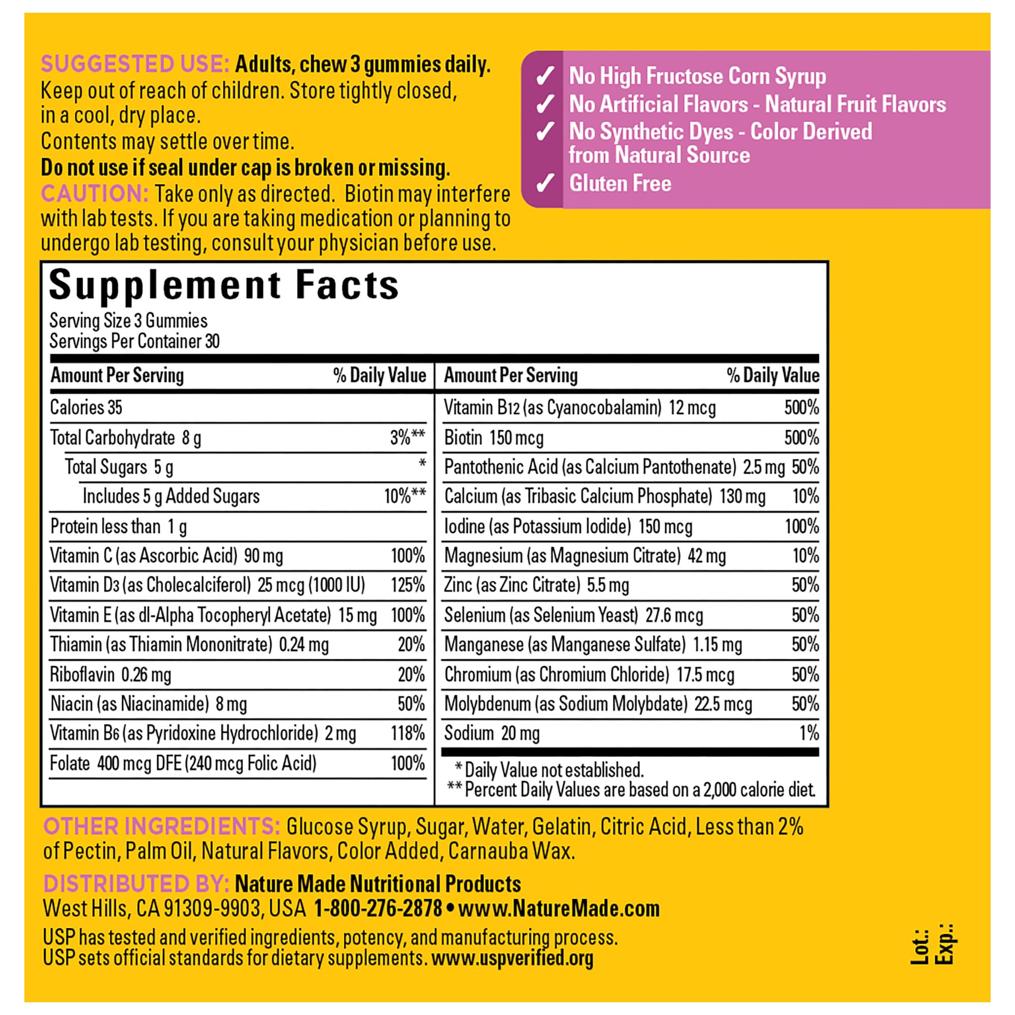 Nature Made Advanced Womens Gummy Multivitamins with Magnesium Citrate, Calcium, B Vitamins, Multivitamin Gummies for Women, 90 Multi Vitamin Gummies, 30 Day Supply Nature MadeAu supplements