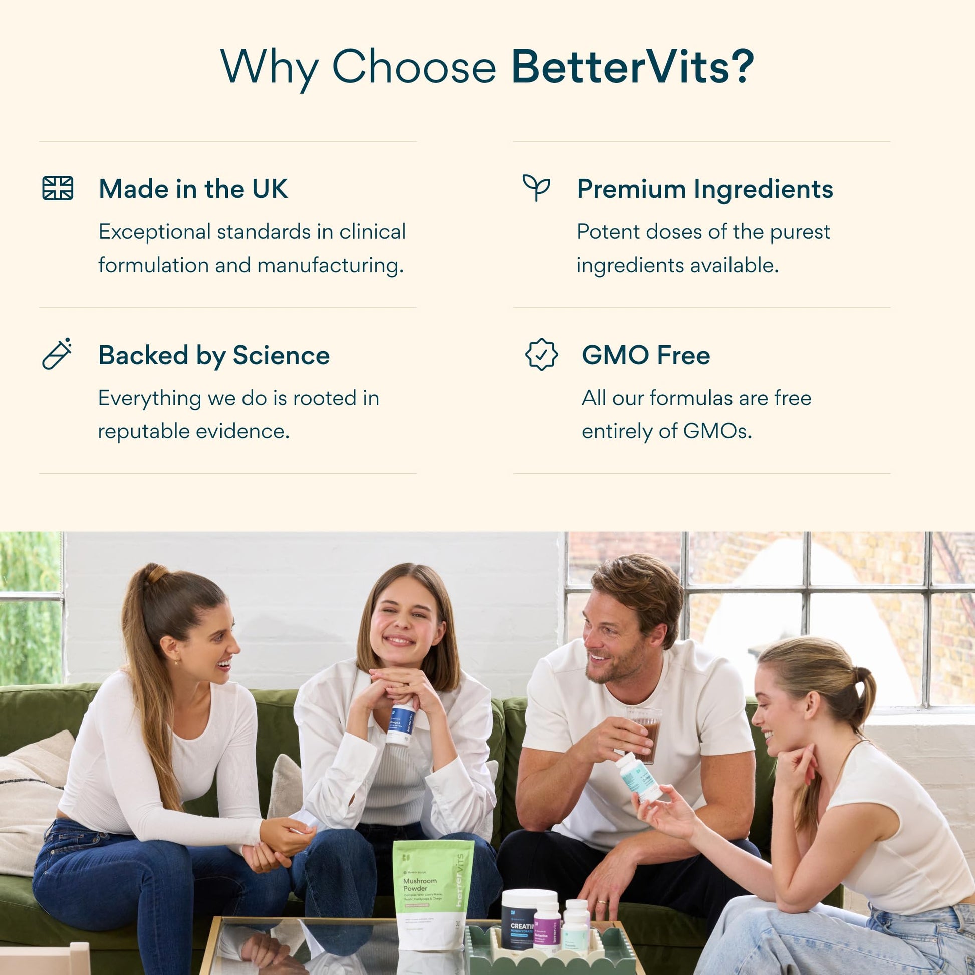 Bettervits Magnesium Glycinate Complex with Citrate Malate Zinc & Vitamin D3 | High Absorption Pure Magnesium 225mg Supplement Chelated Formula for Muscle Relaxation, Sleep Support – 60 Capsules BettervitsAu supplements