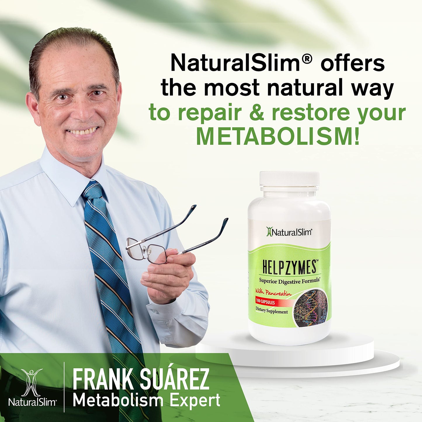 NaturalSlim Helpzymes Digestive Enzymes for Digestion, Bloating, Gas Reli NaturalSlimUS supplements
