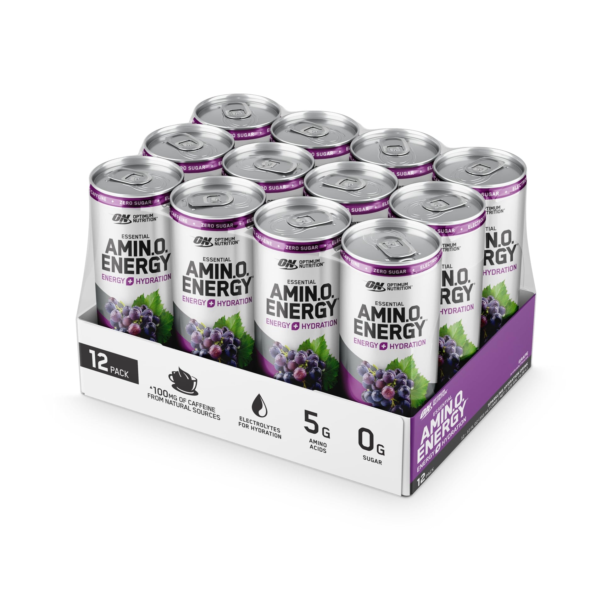 Optimum Nutrition Amino Energy Sparkling Hydration Drink, Electrolytes, Caffeine Optimum NutritionAu supplements