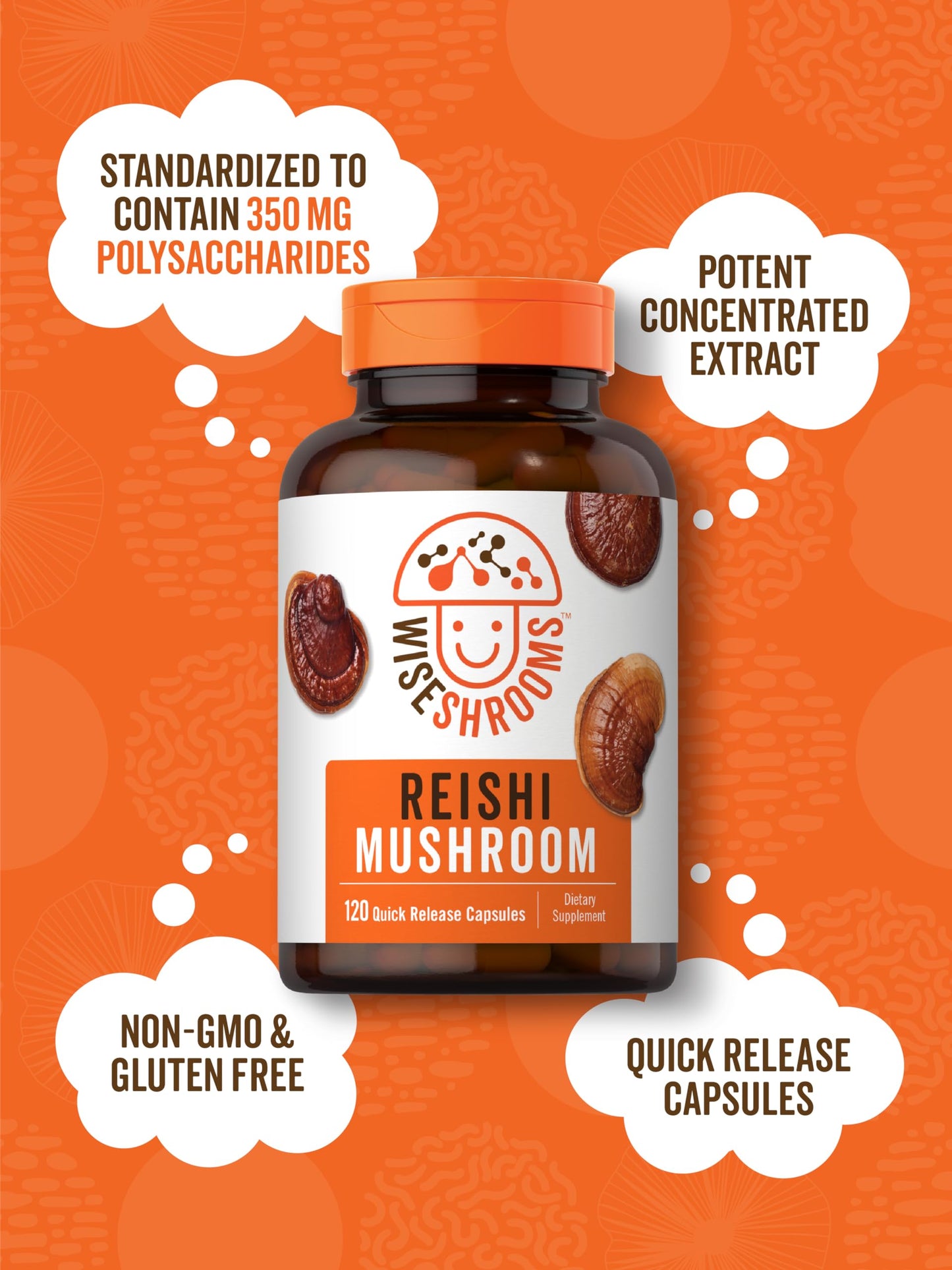 Carlyle Reishi Mushroom Capsules 5000 mg |120 Count | Non-GMO and Gluten Free Extract CarlyleUS supplements
