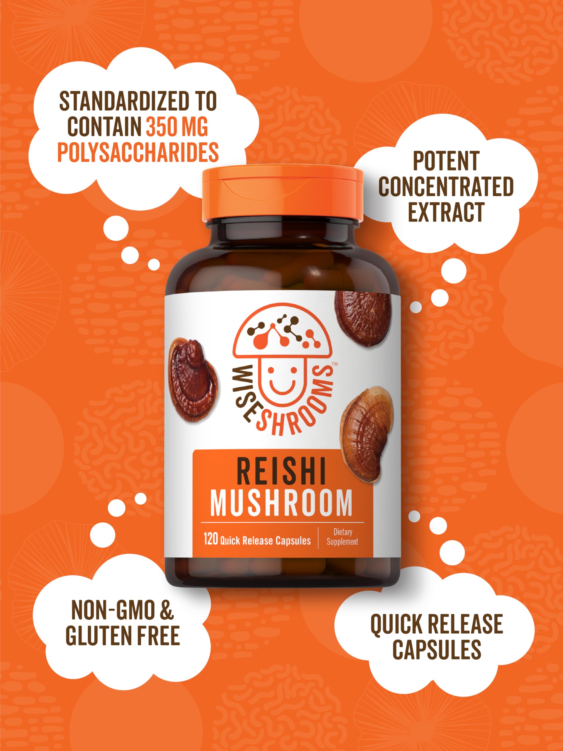 Carlyle Reishi Mushroom Capsules 5000 mg |120 Count | Non-GMO and Gluten Free Extract CarlyleAu supplements