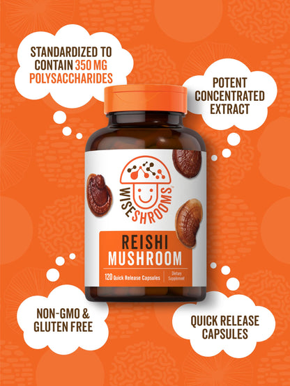 Carlyle Reishi Mushroom Capsules 5000 mg |120 Count | Non-GMO and Gluten Free Extract CarlyleUS supplements