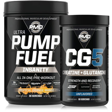 PMD Sports Ultra Pump Fuel Insanity - Pre Workout - Tropical Orange Mango (30 Servings) PMDAu supplements