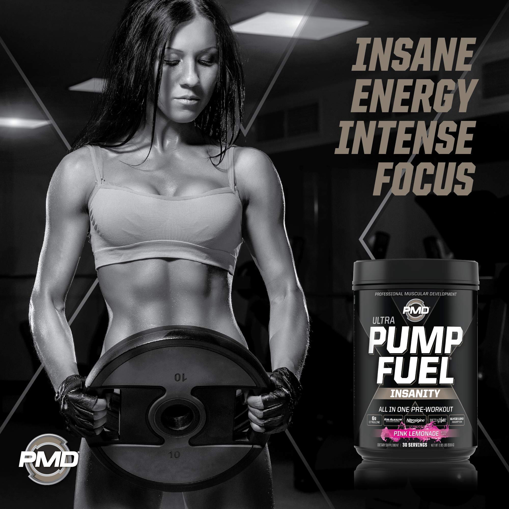 PMD Sports Ultra Pump Fuel Insanity - Pre Workout – Pink Lemonade (30 Servings) Sports PMDAu supplements