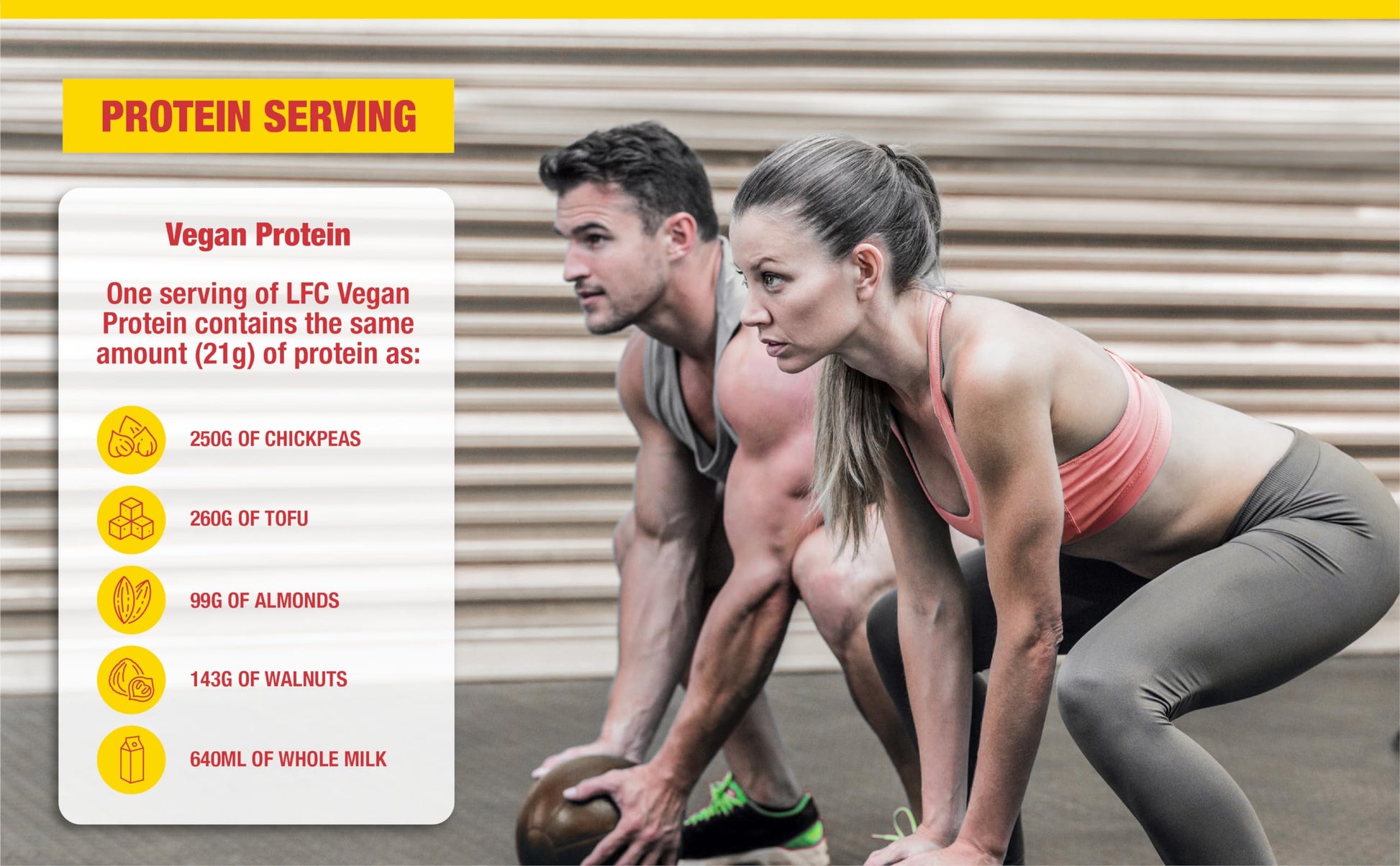 LFC Vegan Protein Powder Banana Caramel Flavour 680g 100% Vegan Protein Powder 21g High Protein, Vector ConsumerAu supplements