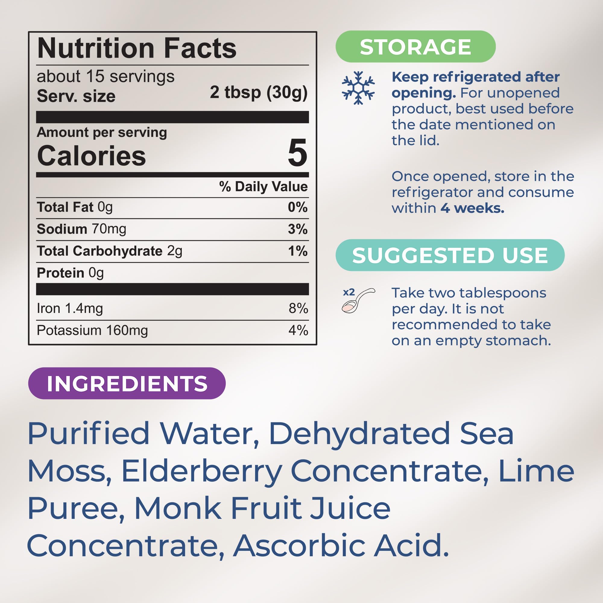 TrueSeaMoss Wildcrafted Irish Sea Moss Gel – Nutritious Organic Raw Seamoss Rich TrueSeaMossUS supplements