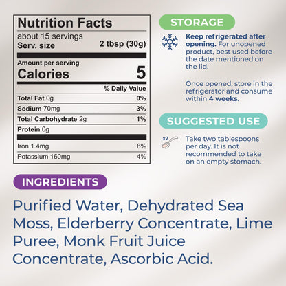TrueSeaMoss Wildcrafted Irish Sea Moss Gel – Nutritious Organic Raw Seamoss Rich TrueSeaMossUS supplements