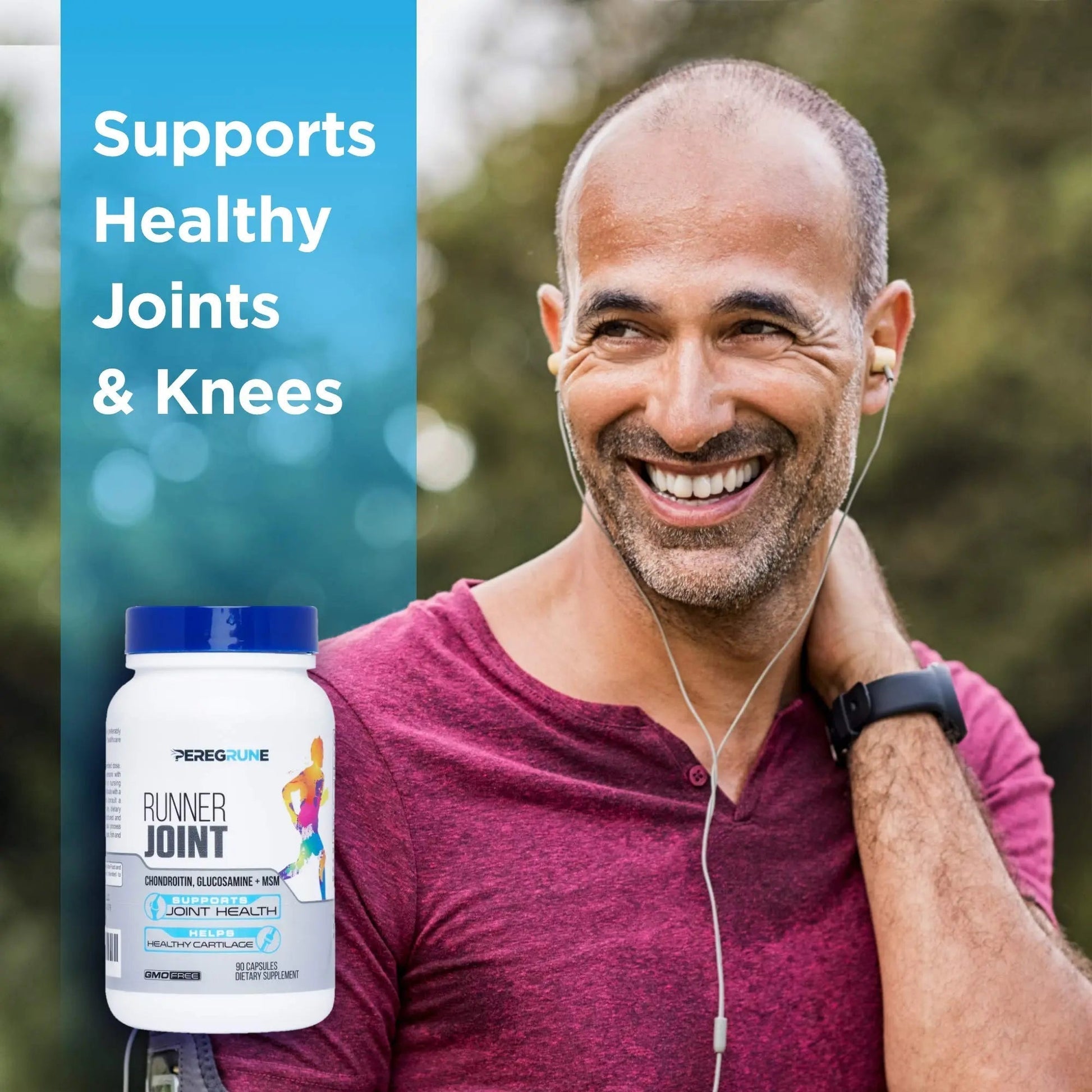 PEREGRUNE Runner Multivitamin & Joint Support Supplement | Antioxidants, Complete B-Complex & Probiotics to Support Energy PEREGRUNEAu supplements