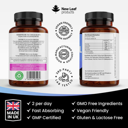 Myo-Inositol PCOS Supplement - Myo Inositol Tablets PCOS Supplement Enriched NEW LEAF PRODUCTSUS supplements