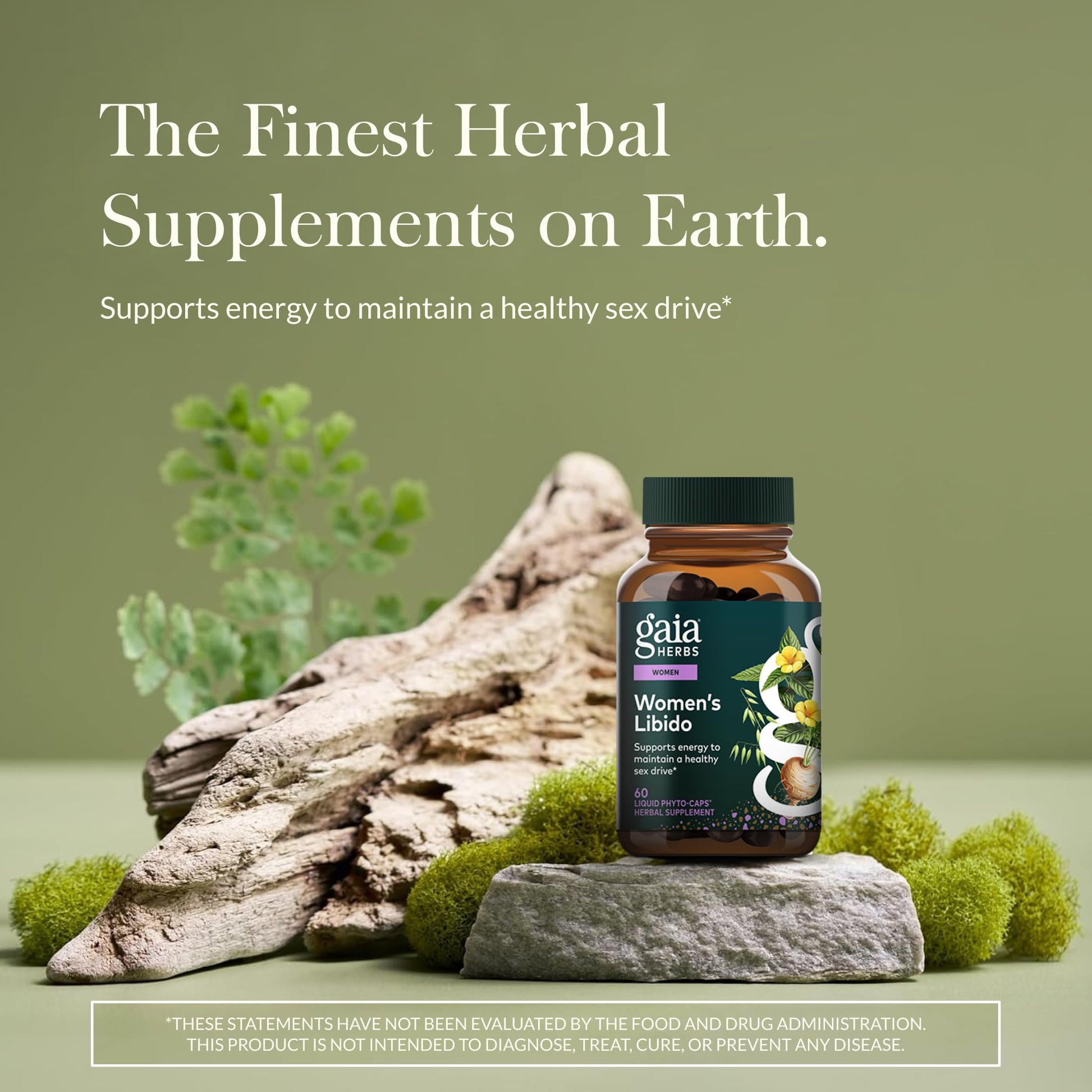 Gaia Herbs Womens Libido - Supports Energy to Maintain Healthy Libido* - with Tribulus & Horny Goat Weed - 60 Vegan Liquid Phyto-Caps (60 Servings) Gaia HerbsAu supplements