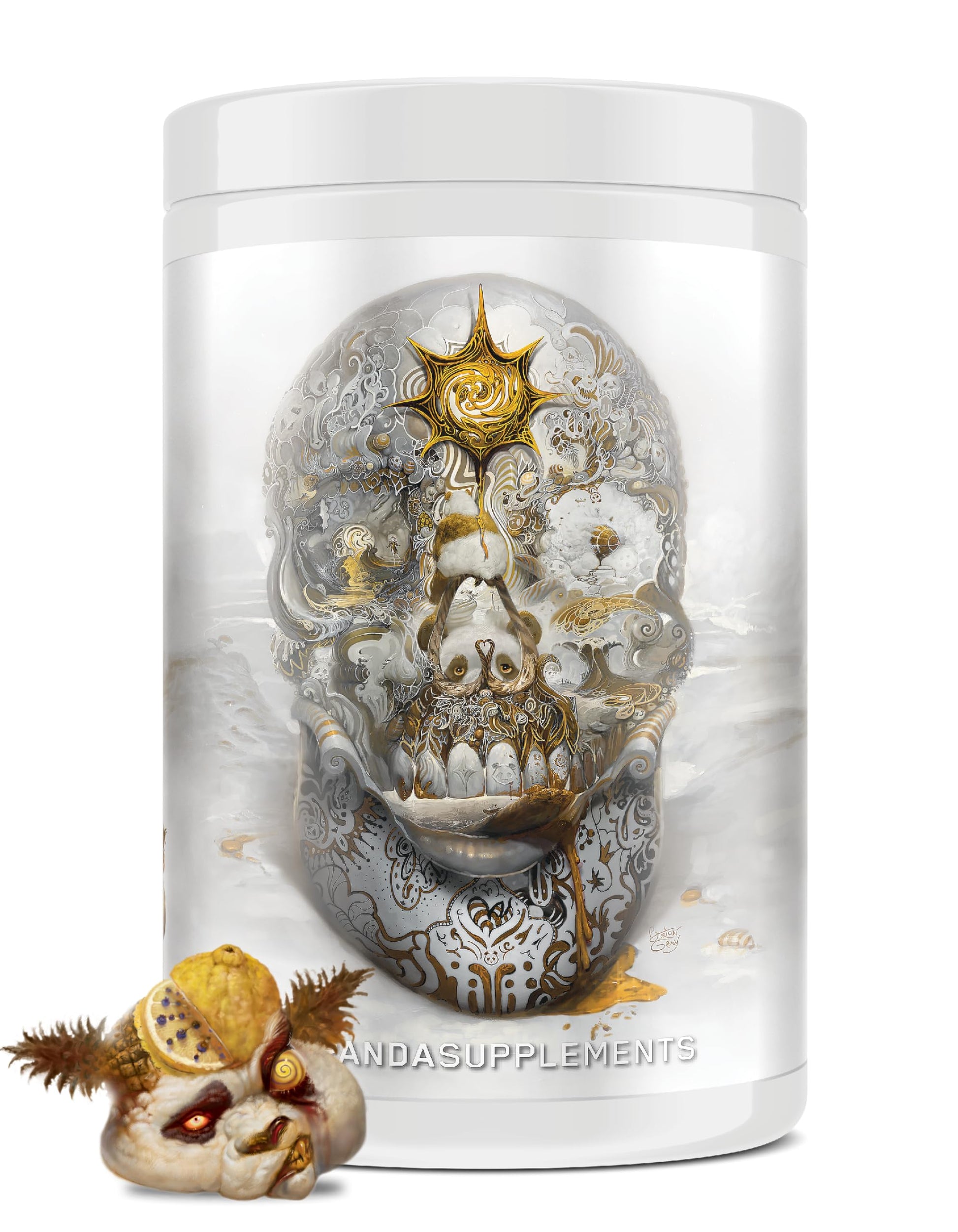 Underground Bio Labs/Panda Supps Skull High Stim/Nootropic Pre-Workout,Lion's Mane Underground Bio LabsAu supplements