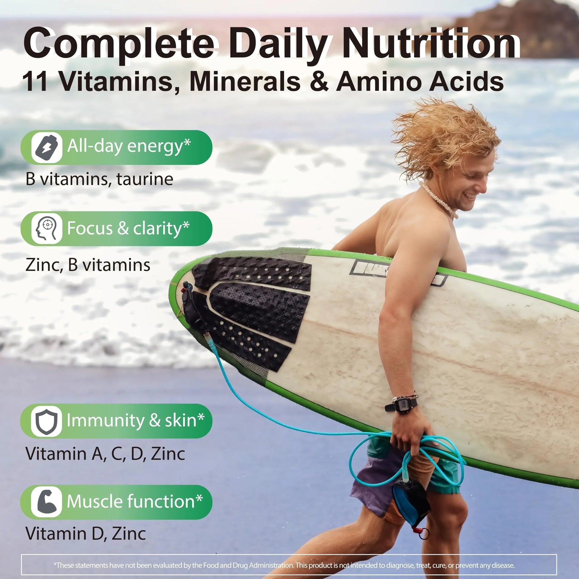 Pentavite HisFuel Multivitamin for Men, 20-in-1 Mens Vitamins with Natrual Fruits & Veggies, Vitamins & Minerals, Taurine, Boost Energy & Health PentaviteAu supplements
