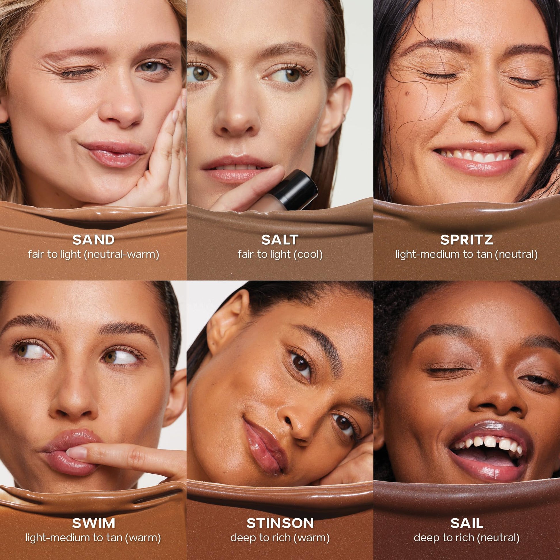 Saie Dew Bronze - Hydrating Liquid Bronzer Stick For a Sun Kissed Glow - Liquid Contour Stick Infused with Nourishing Skin Care Ingredients - Sculpted Face Makeup Essential - Sand (0.4 oz) SaieAu supplements