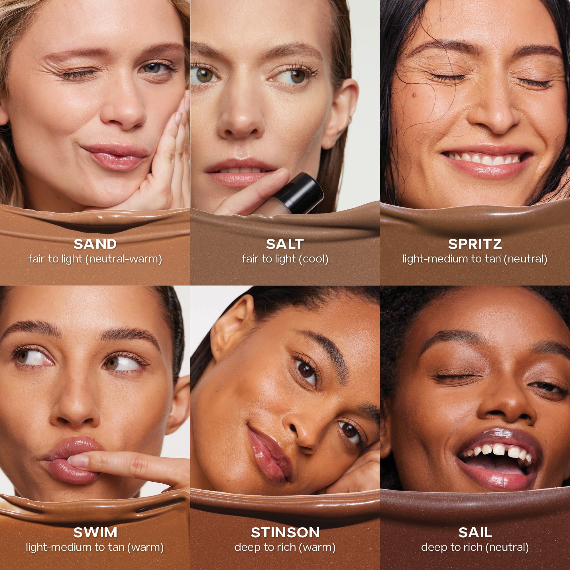 Saie Dew Bronze - Hydrating Liquid Bronzer Stick For a Sun Kissed Glow - Liquid Contour Stick Infused with Nourishing Skin Care Ingredients - Sculpted Face Makeup Essential - Sand (0.4 oz) SaieAu supplements