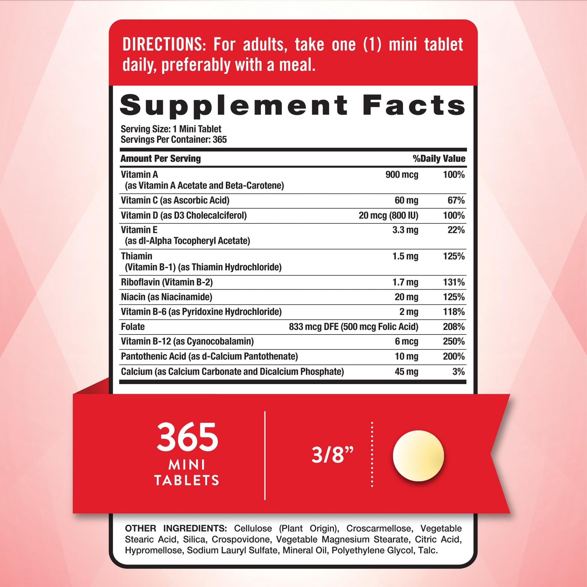 Nature's Truth One Daily Multivitamin for Men and Women | 365 Mini Tablets | Non-GMO & Gluten Free Supplement Nature's TruthAu supplements