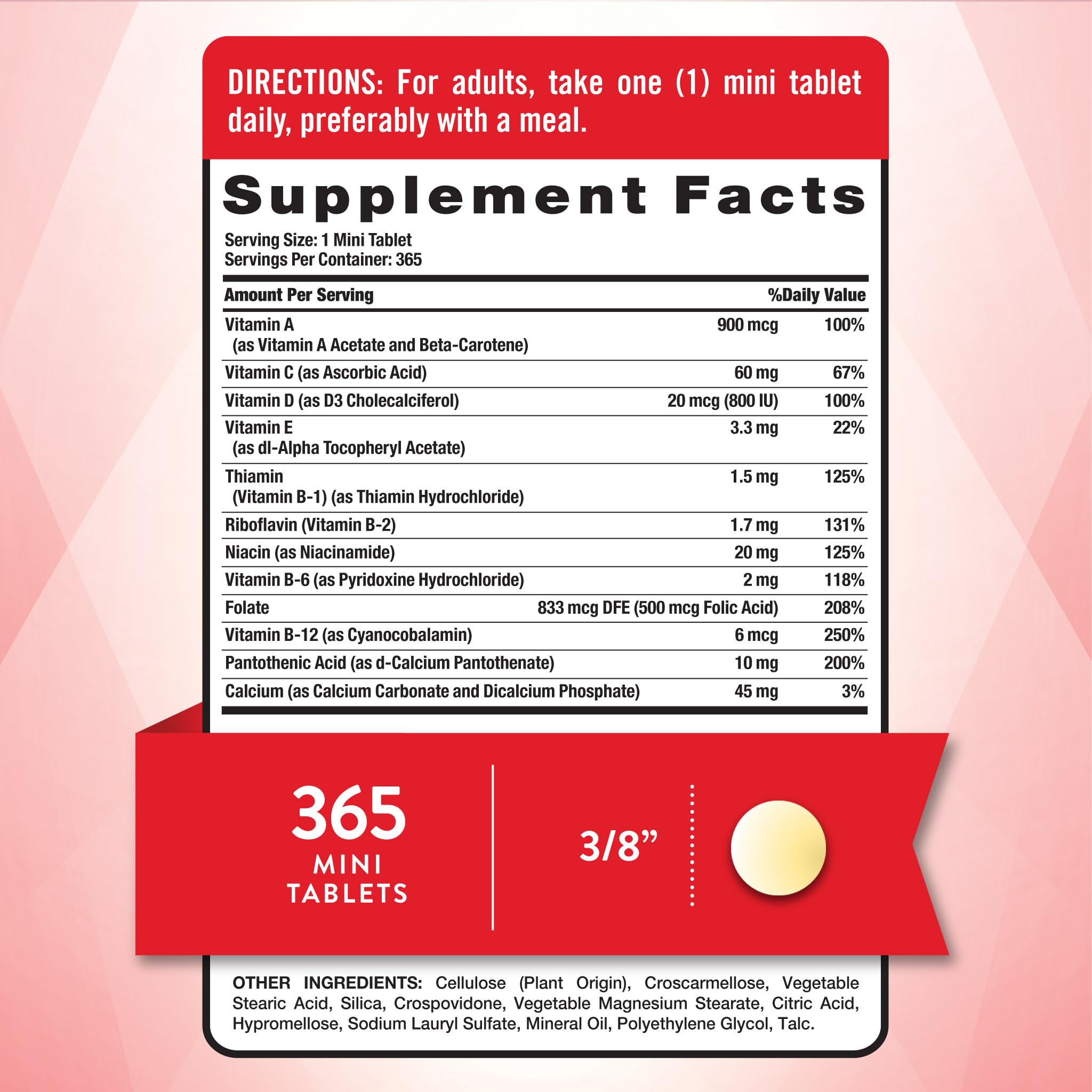 Nature's Truth One Daily Multivitamin for Men and Women | 365 Mini Tablets | Non-GMO & Gluten Free Supplement Nature's TruthAu supplements