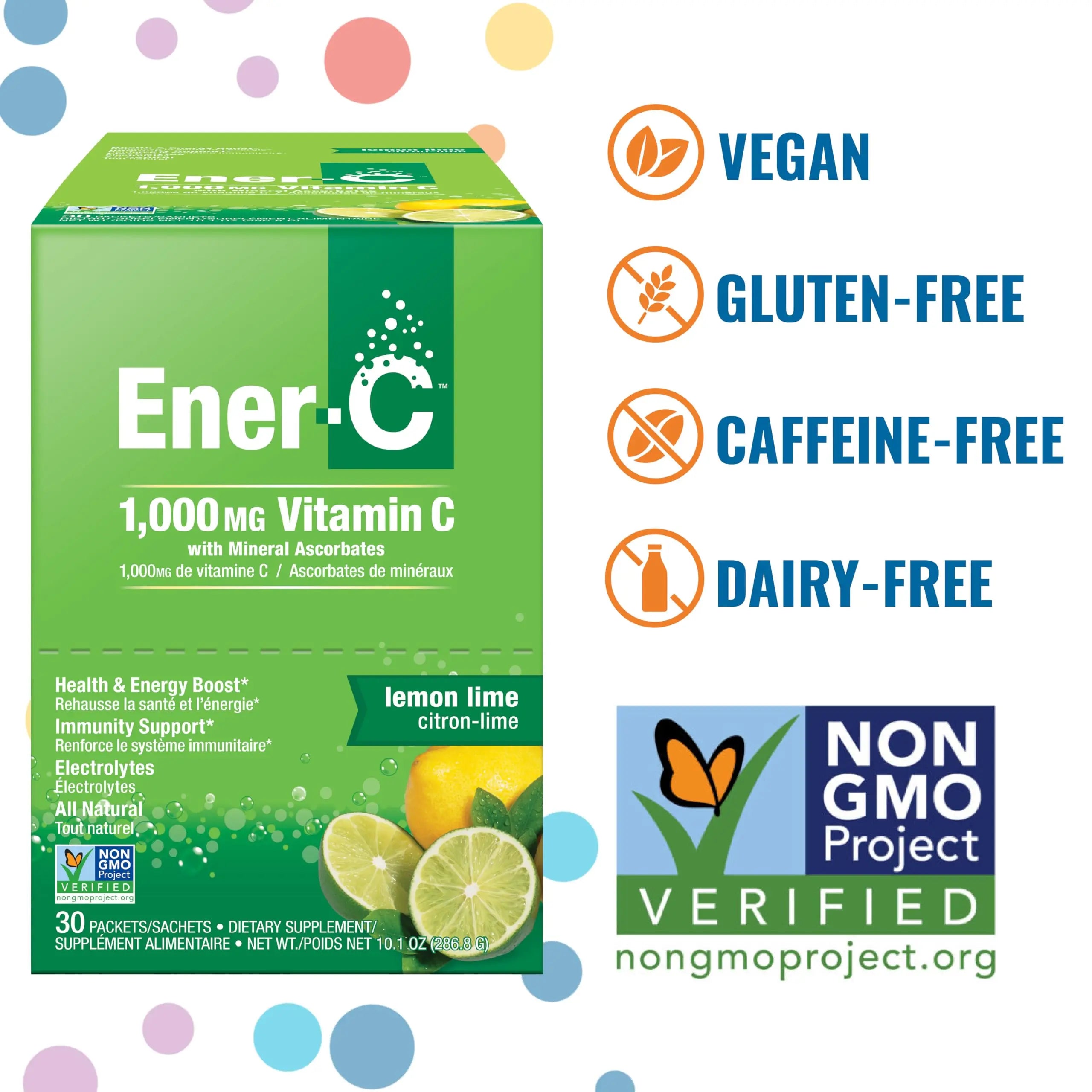 Ener-C Multivitamin Drink Mix - Vitamin Packets for Water, Electrolytes Powder Packets, Vitamin Drink Mix, Hydration Liquid Mix Ener-CAu supplements