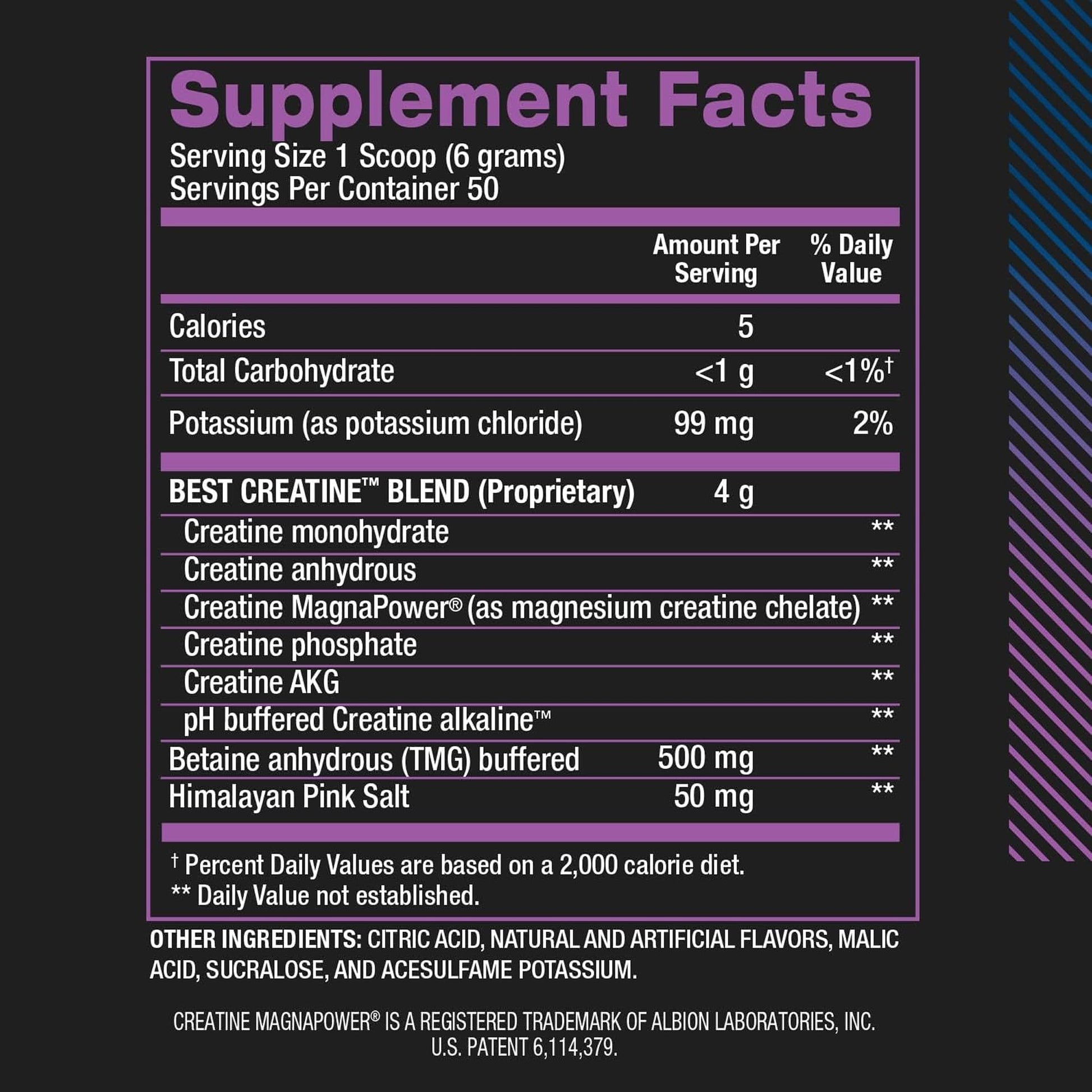 BPI Sports Best Creatine - Creatine Monohydrate Powder for Men & Women, Himalayan Salt - Strength, Pump, Endurance, Muscle Growth, Muscle Definition - No Bloat - Snow Cone - 50 servings - 10.58 Oz BPI SportsAu supplements