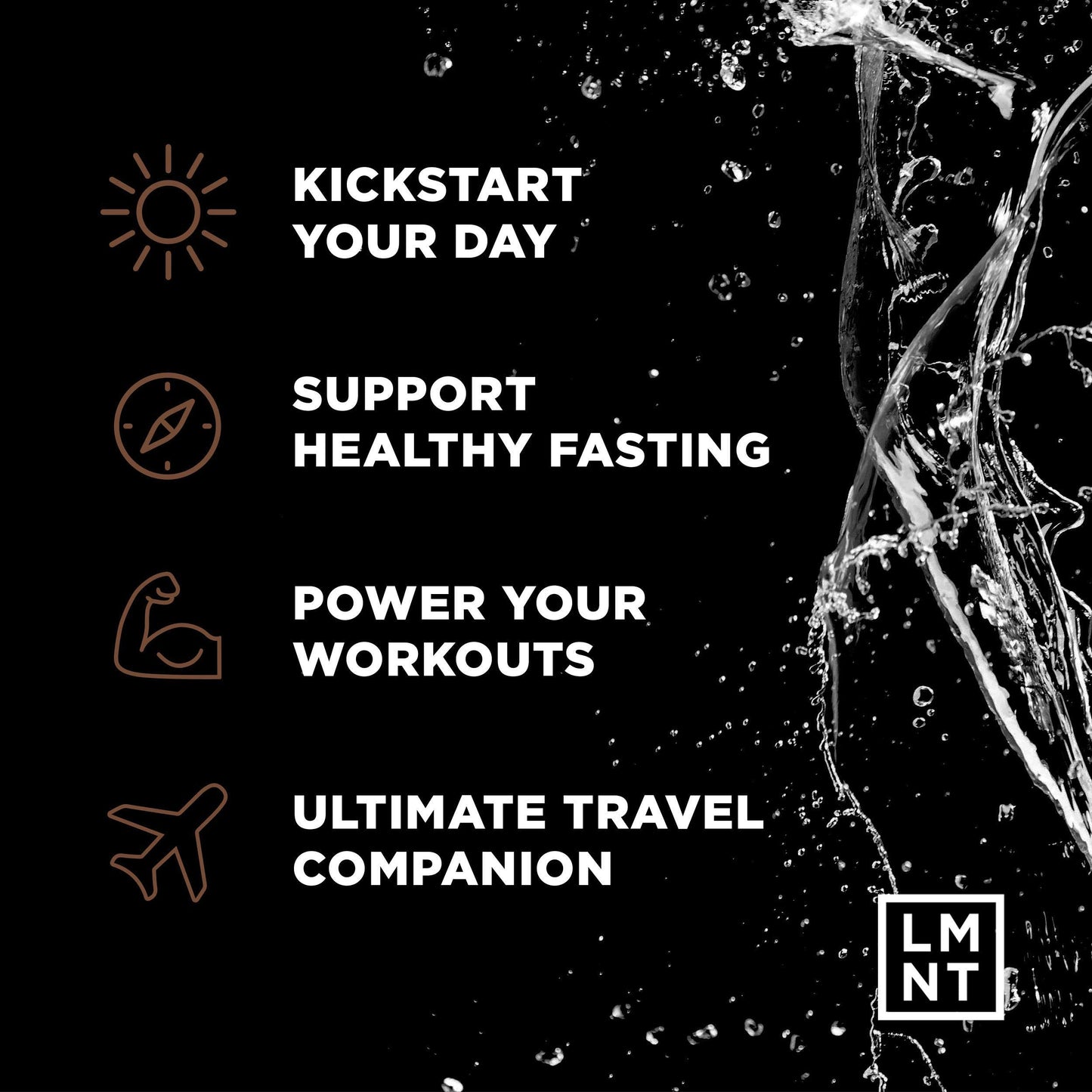 LMNT Zero-Sugar Electrolytes - Hot Chocolate Salt - Hydration Powder Packets Drink LMNTUS supplements