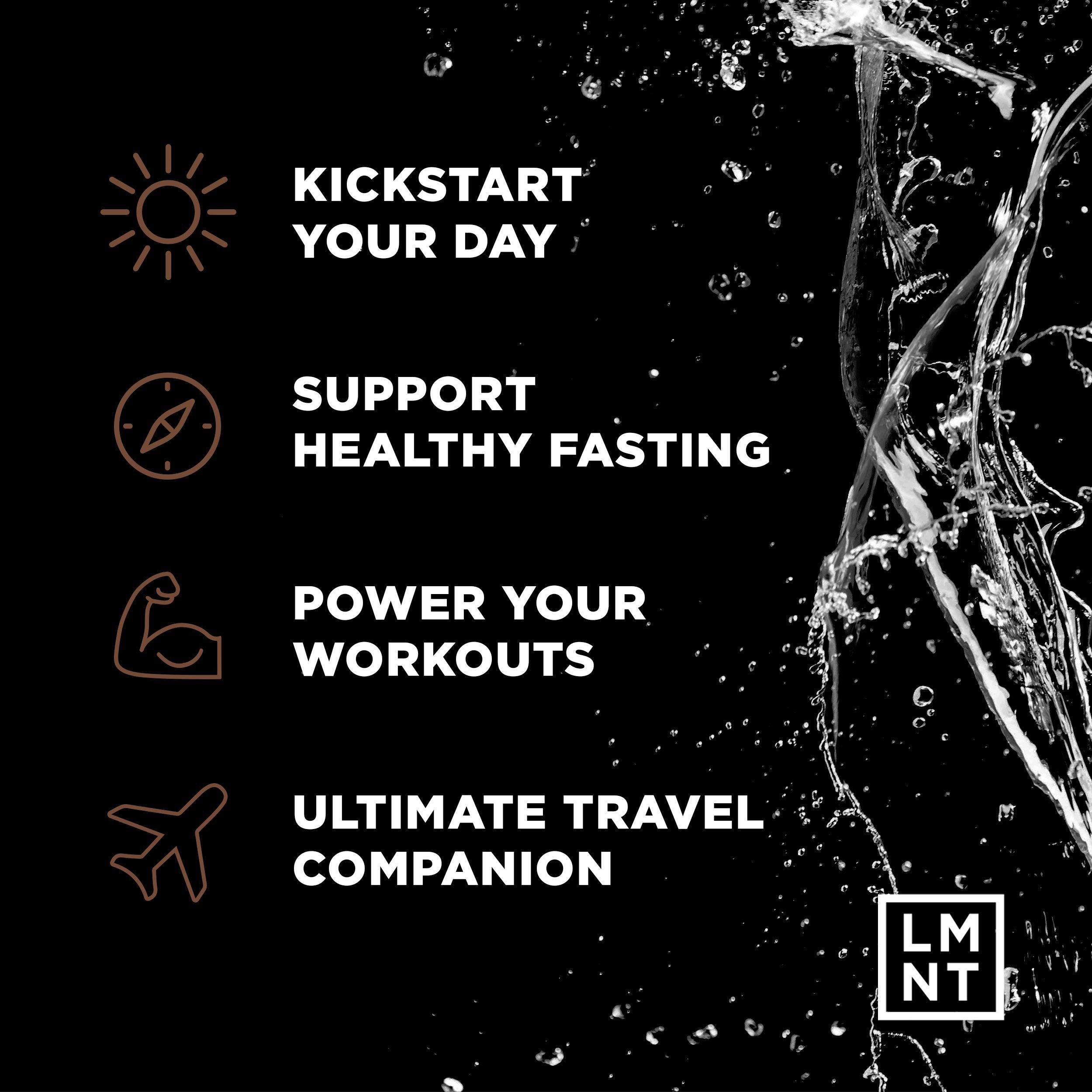 LMNT Zero-Sugar Electrolytes - Hot Chocolate Salt - Hydration Powder Packets Drink LMNTAu supplements