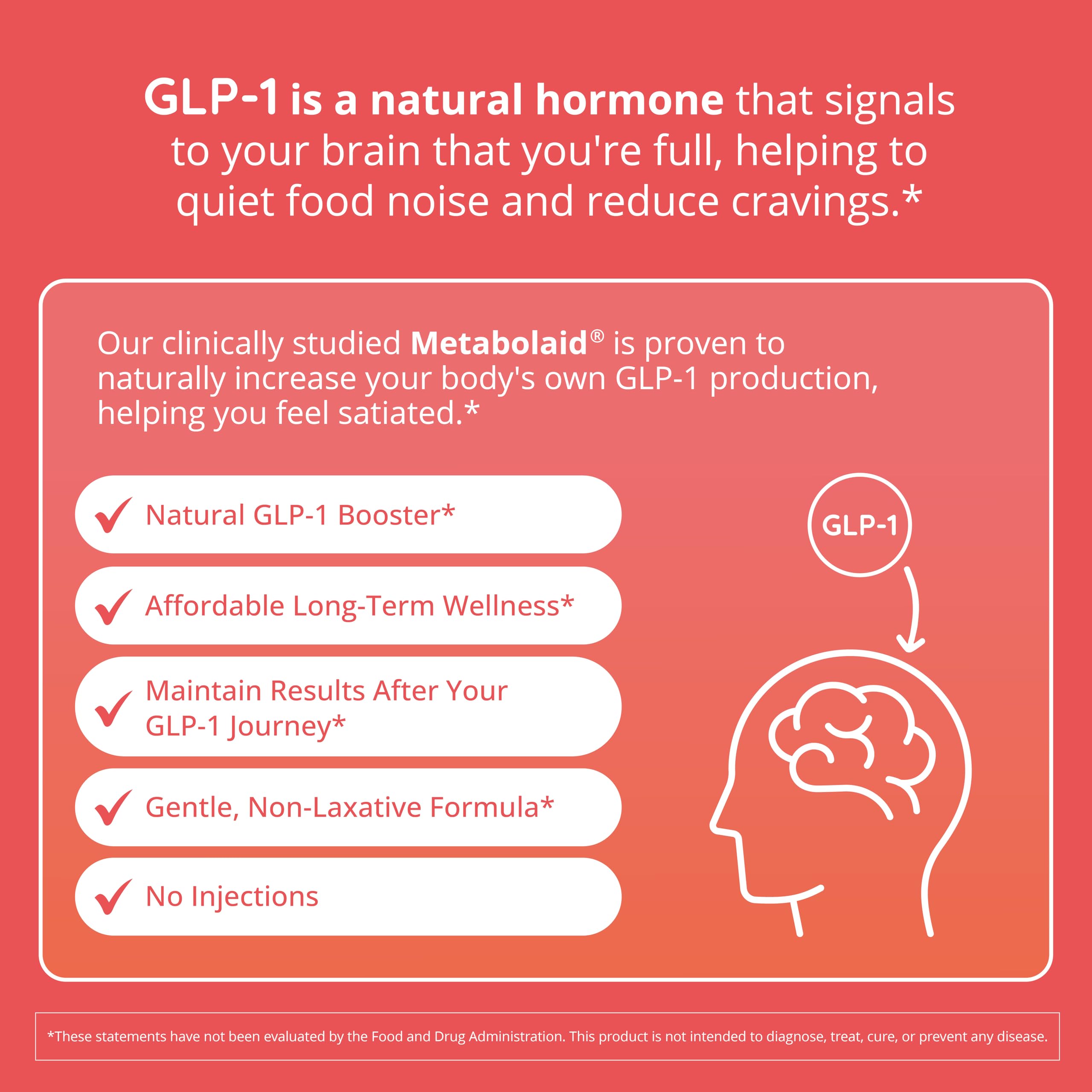 Happy Healthy Hippie GLP-1 Supplement (Metabolaid™ + Chromium) + Appetite Suppressant for Women | Metabolism Booster (AMPK) for Weight | Belly Fat Burner | Hunger & Cravings Control - 30 Vegan Caps Happy Healthy HippieAu supplements