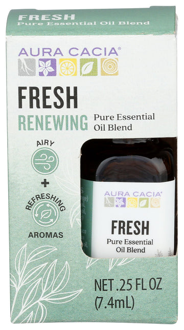 AURA CACIA Fresh Essential Oil Blend, 0.25 FZ Aura CaciaAu supplements
