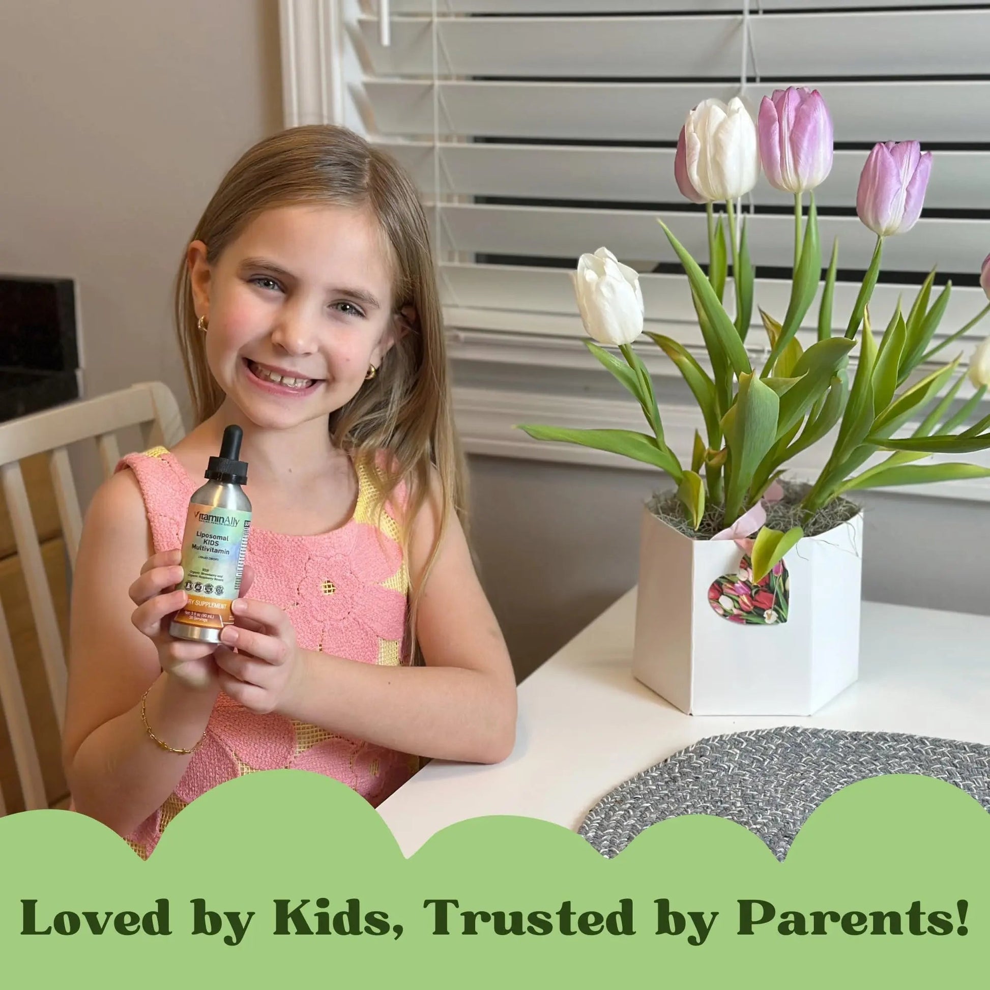 Vitaminally Liposomal Kids Liquid Multivitamin | Non-GMO | Clean | Sugar Free | Gluten Free | Organic Berry Flavors | VitaminallyAu supplements