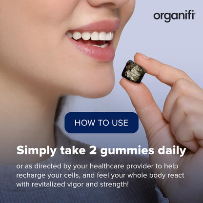 Organifi - Shilajit Gummies - Supports Natural Energy and Strength - Vanilla Cinnamon OrganifiUS supplements