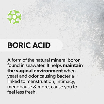 AZO® Boric Acid Vaginal Suppositories for Women, Helps Support Odor Control with Clinically Studied Boric Acid, Non-GMO, 30 Count AZOUS supplements