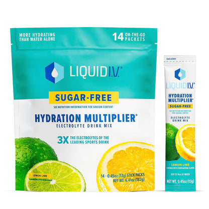 Liquid I.V. Sugar-Free Hydration Multiplier - Lemon Lime – Hydration Powder Packets  Liquid I.V.US supplements