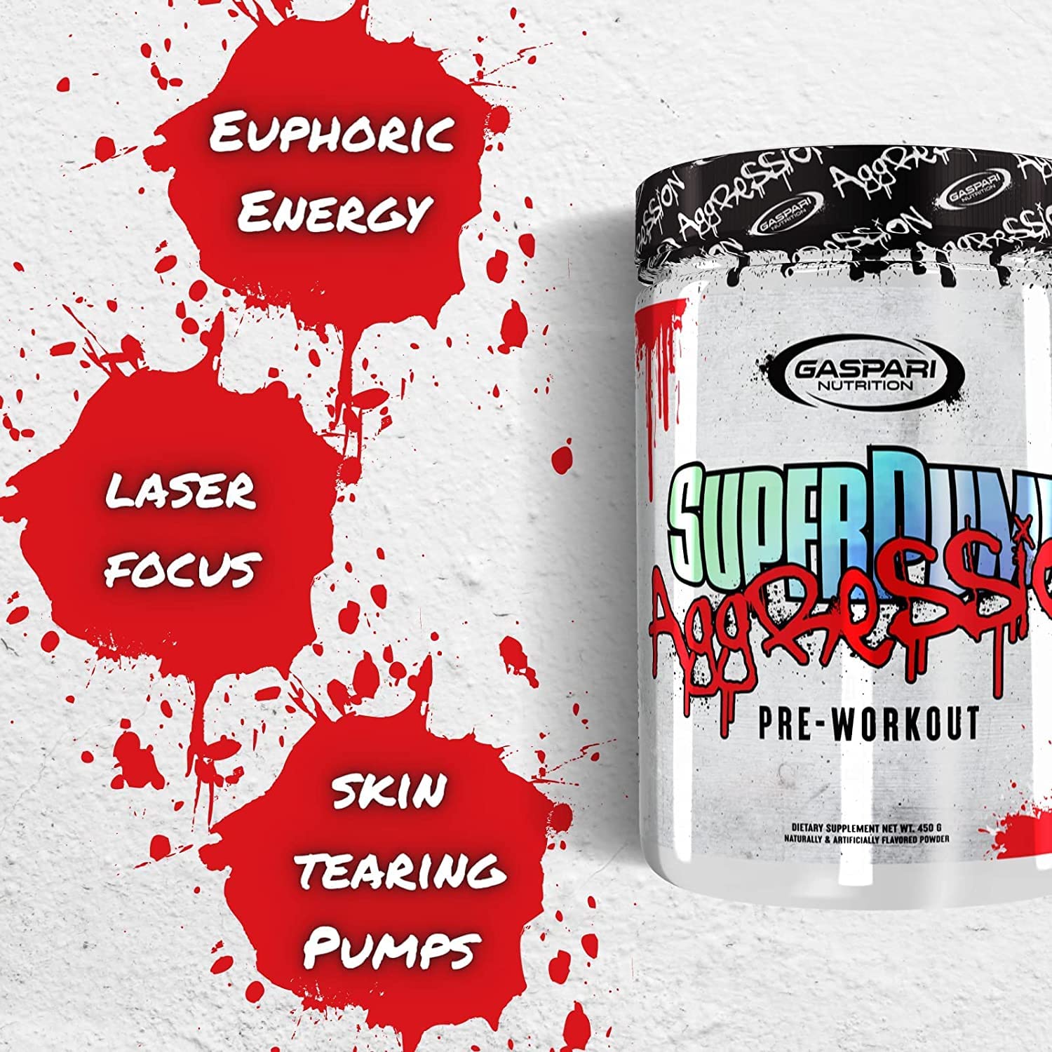 Gaspari Nutrition SuperPump Aggression Pre-Workout: Energy, Focus, Endurance and Recovery Gaspari NutritionAu supplements