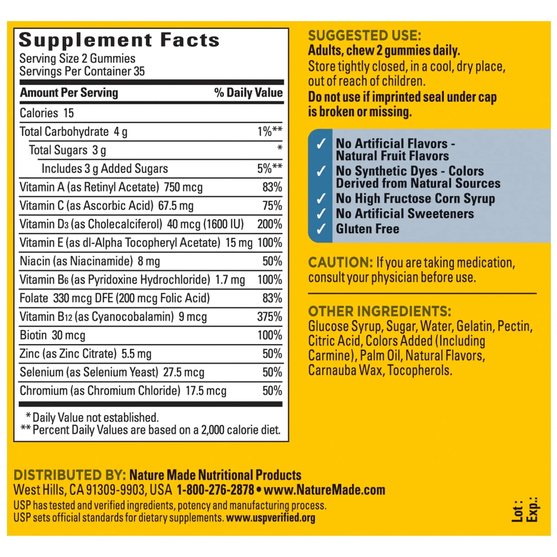 Nature Made Multi for Him, Mens Multivitamins Gummies, Energy Metabolism Support, Multivitamin for Men, 70 Gummy Vitamins and Minerals, 35 Day Supply Nature MadeAu supplements