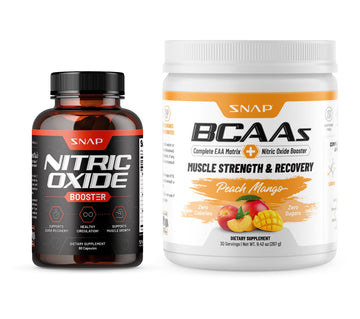 Snap Supplements Nitric Oxide Booster and BCAA Powder Snap SupplementsAu supplements