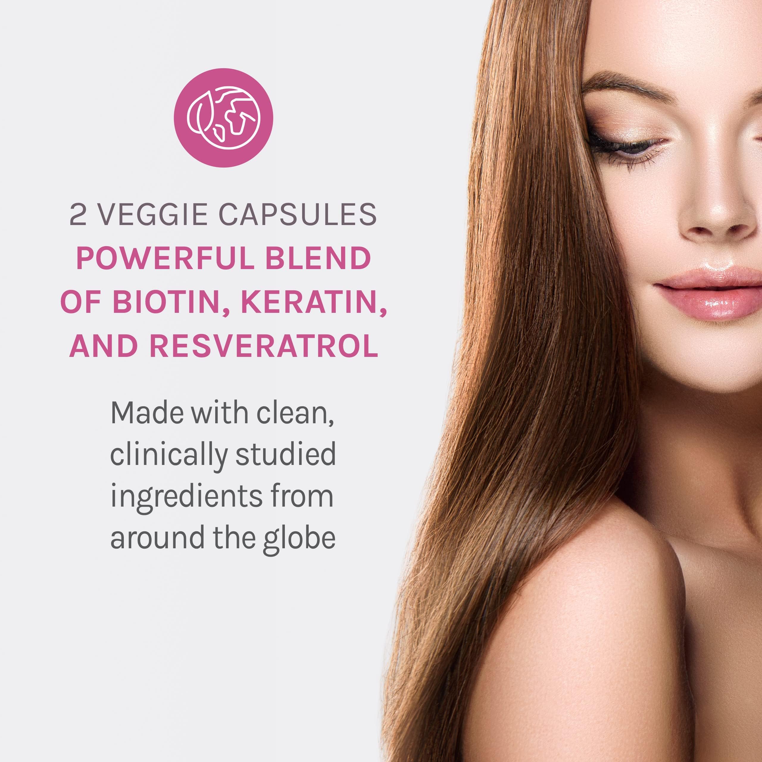 Reserveage Ultra Collagen Booster & Keratin Hair Booster - Features Dermaval, Biotin & Resveratrol - Support Hair & Skin - 90 Ultra Collagen Booster Capsules, 120 Keratin Hair Booster Capsules Reserveage NutritionAu supplements