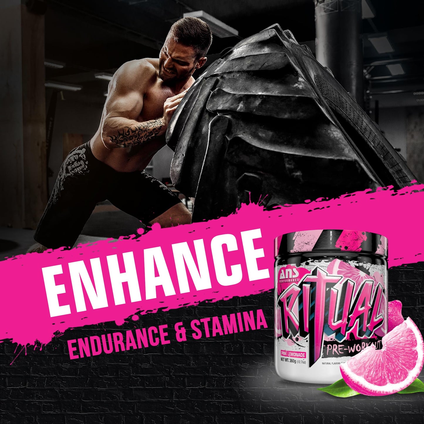 ANS Performance Ritual Pre Workout (30 Servings, 12.7 oz) - Complete Preworkout Formula ANS PerformanceUS supplements